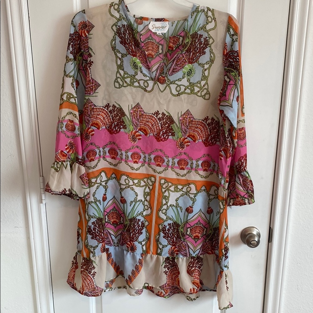 Spanner Multicolor Bohemian Women's Top